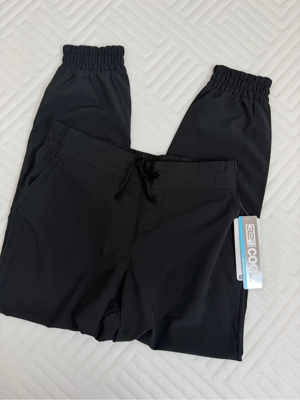 32 Degrees || women's weatherproof black athletic jogger pants